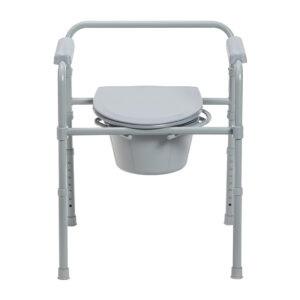 Folding Steel Commode
