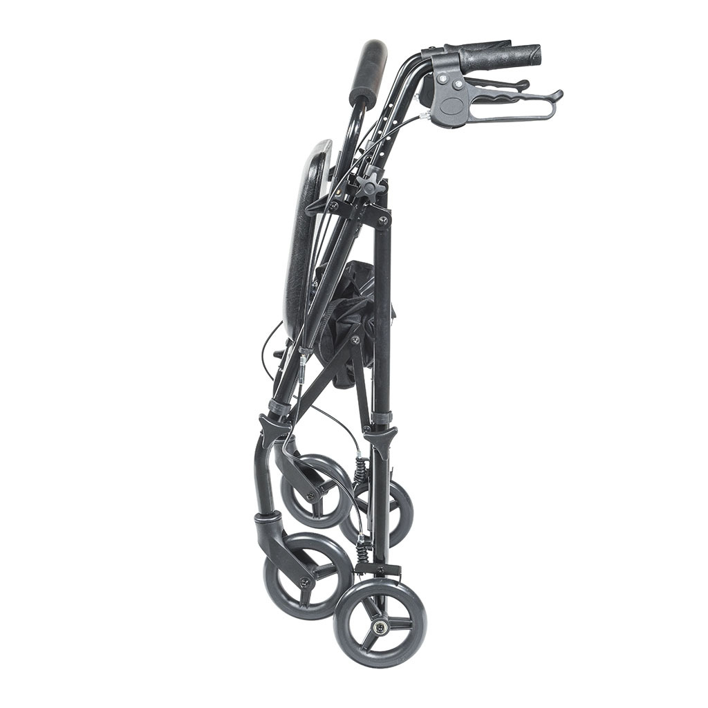 Travel Rollator, Black - Image 10