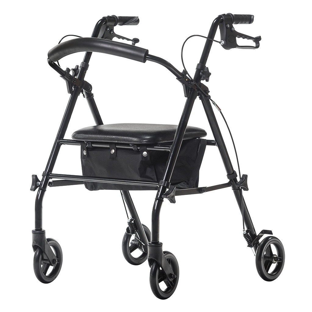 Travel Rollator, Black - Image 12