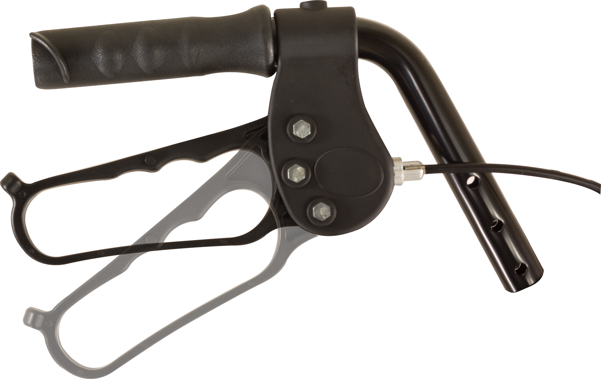 ProBasics Aluminum Rollator with 6-inch Wheels, Black, - Image 2