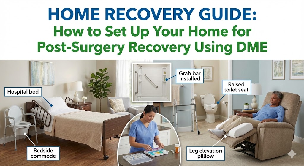 How to Set Up Your Home for Post-Surgery Recovery Using DME